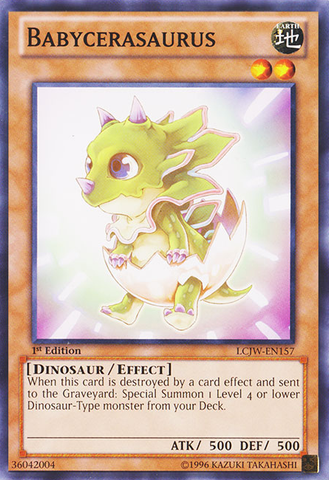 Babycerasaurus [LCJW-EN157] Common Yu-Gi-Oh!
