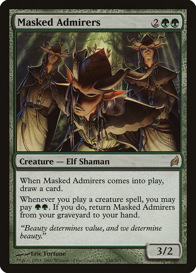 Masked Admirers [Lorwyn] Magic: The Gathering