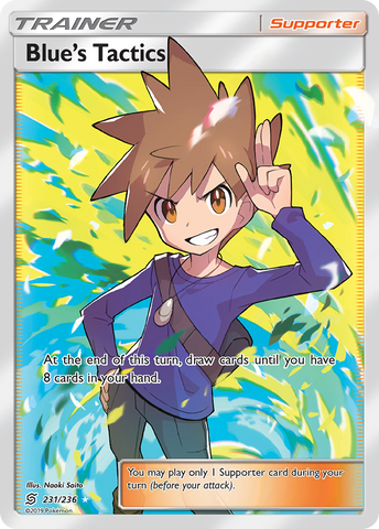 Blue's Tactics (231/236) [Sun & Moon: Unified Minds] Pokémon