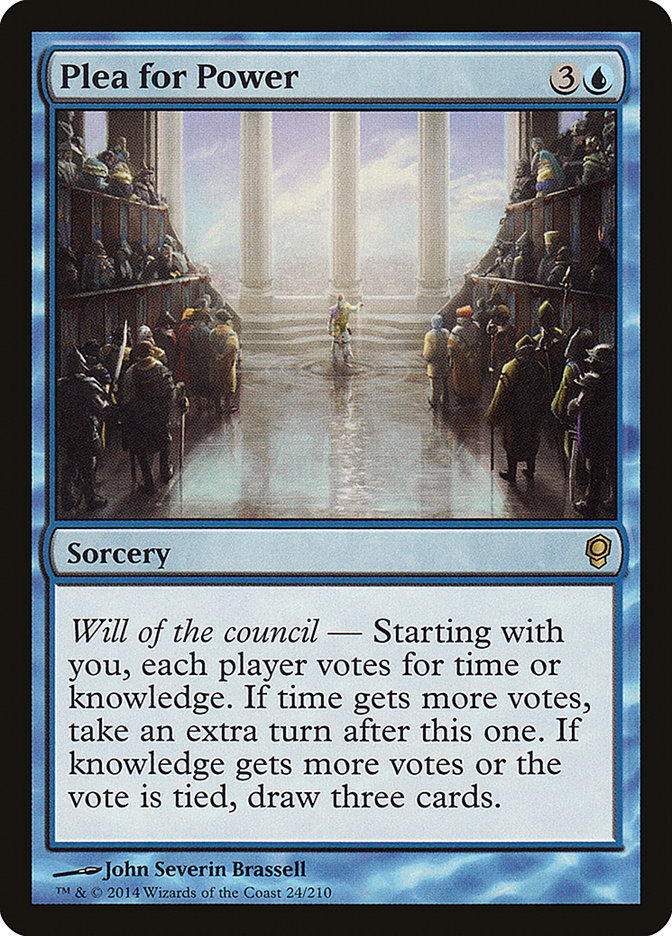 Plea for Power [Conspiracy] Magic: The Gathering