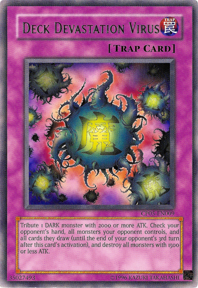 Deck Devastation Virus [CP05-EN009] Rare Yu-Gi-Oh!
