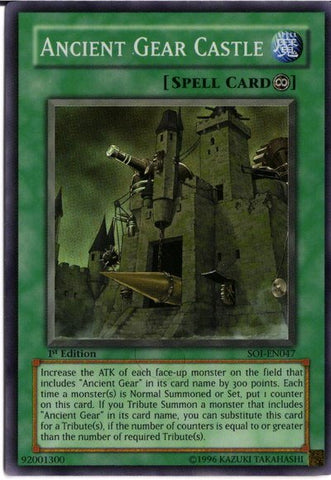 Ancient Gear Castle [SOI-EN047] Super Rare Yu-Gi-Oh!