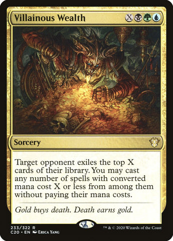 Villainous Wealth [Commander 2020] Magic: The Gathering