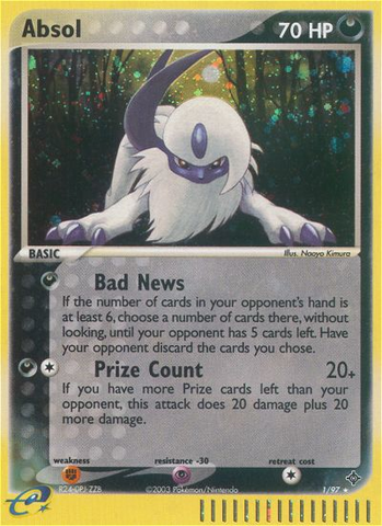 Absol (1/97) [EX: Dragon] Pokémon