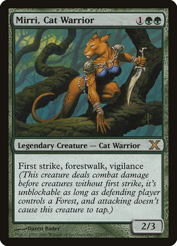 Mirri, Cat Warrior [Tenth Edition] Magic: The Gathering