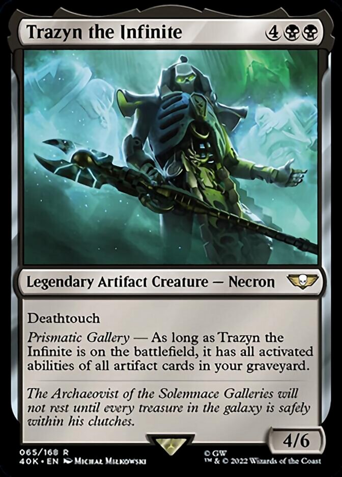 Trazyn the Infinite (Surge Foil) [Warhammer 40,000] Magic: The Gathering