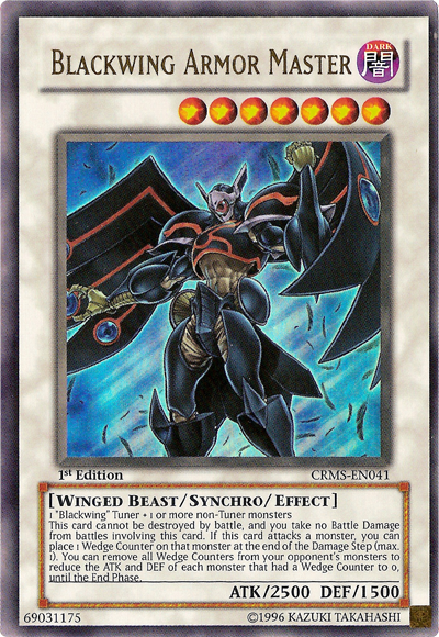 Blackwing Armor Master [CRMS-EN041] Ultra Rare Yu-Gi-Oh!