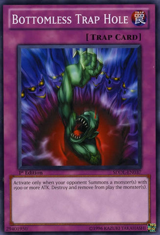 Bottomless Trap Hole [SDDL-EN037] Common Yu-Gi-Oh!