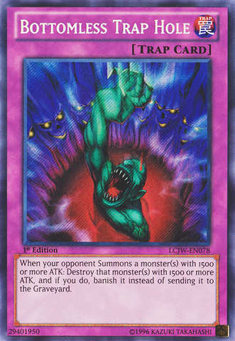 Bottomless Trap Hole [LCJW-EN078] Secret Rare Yu-Gi-Oh!