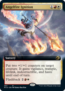 Angelfire Ignition (Extended Art) [Innistrad: Midnight Hunt] Magic: The Gathering