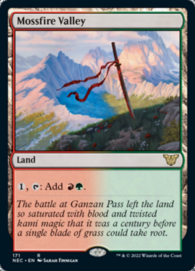 Mossfire Valley [Kamigawa: Neon Dynasty Commander] Magic: The Gathering