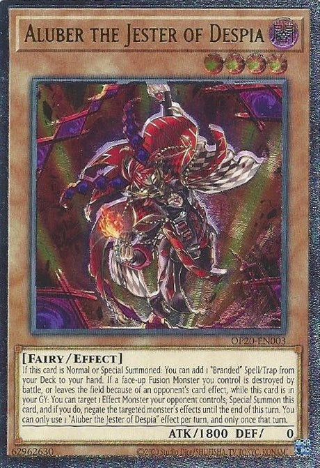 Aluber the Jester of Despia [OP20-EN003] Ultimate Rare Yu-Gi-Oh!