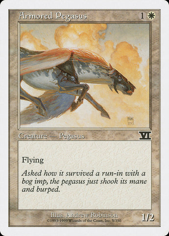 Armored Pegasus [Classic Sixth Edition] Magic: The Gathering