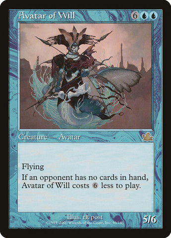 Avatar of Will [Prophecy] Magic: The Gathering