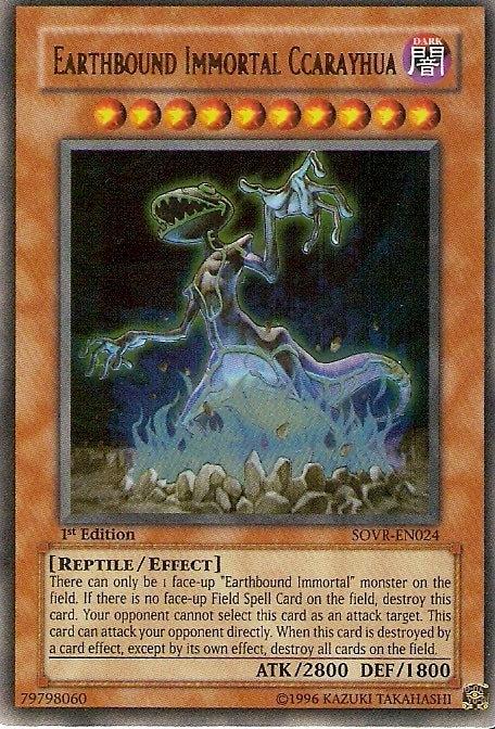 Earthbound Immortal Ccarayhua [SOVR-EN024] Ultra Rare Yu-Gi-Oh!