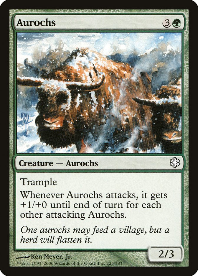 Aurochs [Coldsnap Theme Decks] Magic: The Gathering