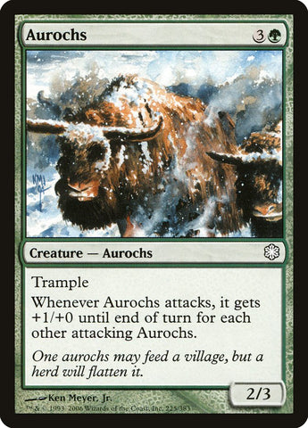 Aurochs [Coldsnap Theme Decks] Magic: The Gathering