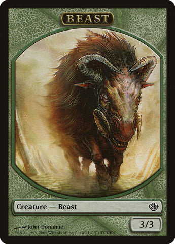 Beast Token (T1) [Duel Decks: Garruk vs. Liliana Tokens] Magic: The Gathering