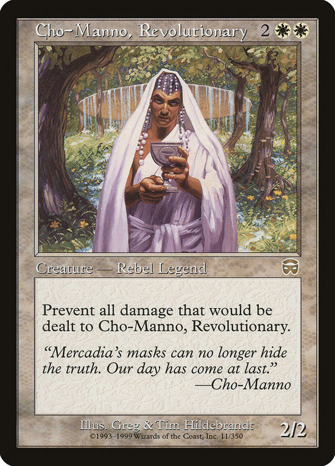 Cho-Manno, Revolutionary [Mercadian Masques] Magic: The Gathering