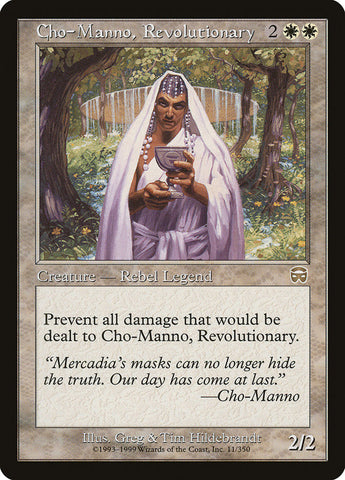 Cho-Manno, Revolutionary [Mercadian Masques] Magic: The Gathering