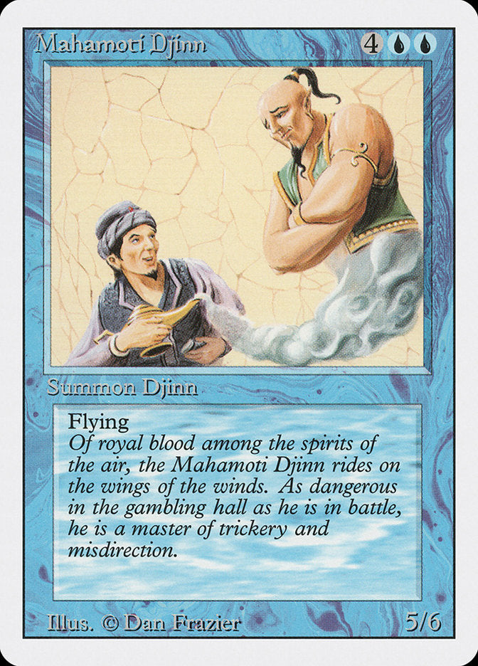 Mahamoti Djinn [Revised Edition] Magic: The Gathering