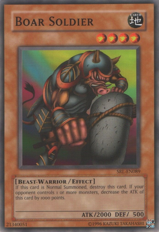 Boar Soldier [SRL-089] Common Yu-Gi-Oh!