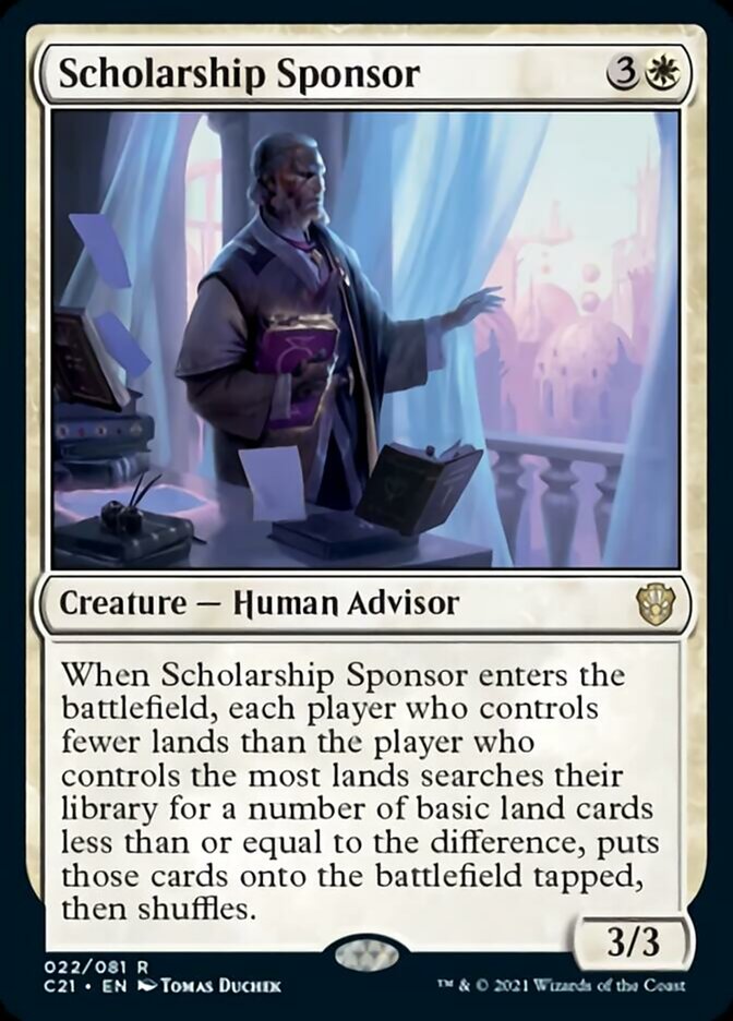 Scholarship Sponsor [Commander 2021] Magic: The Gathering