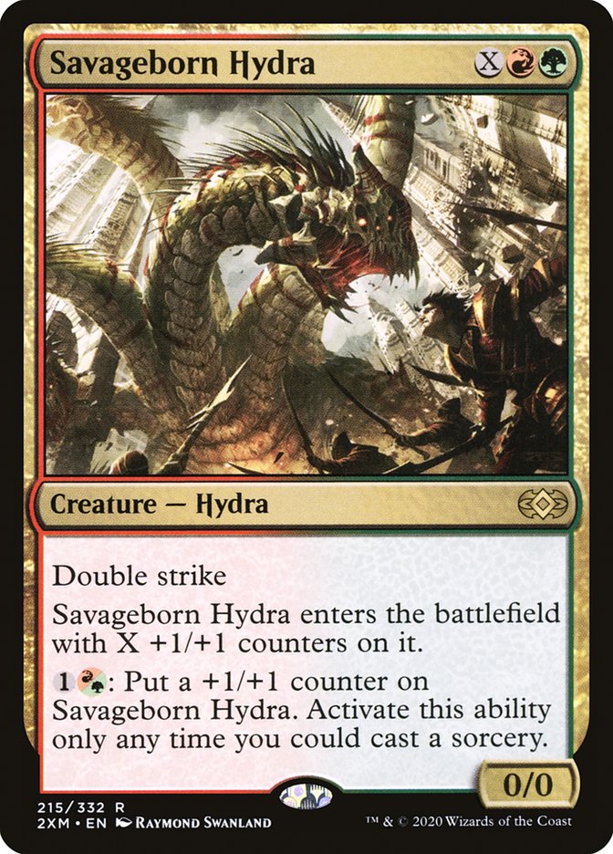 Savageborn Hydra [Double Masters] Magic: The Gathering