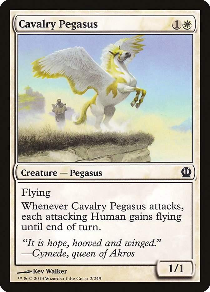 Cavalry Pegasus [Theros] Magic: The Gathering