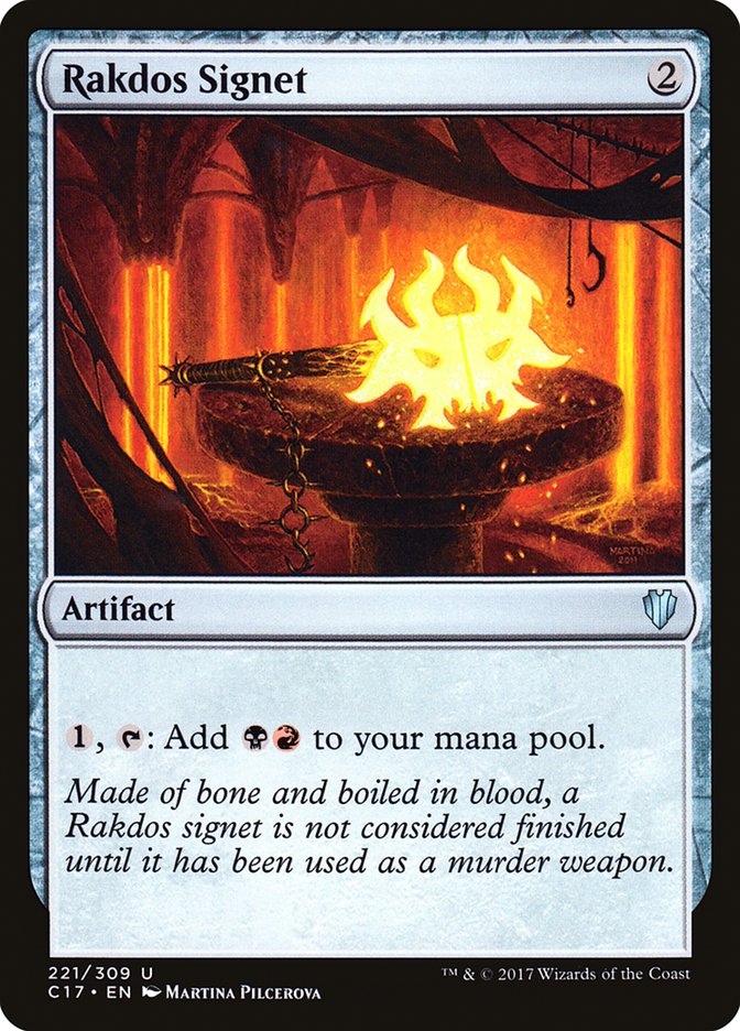 Rakdos Signet [Commander 2017] Magic: The Gathering