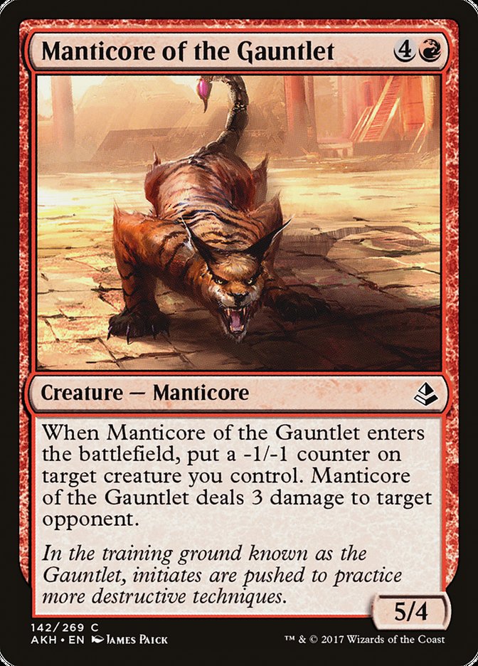 Manticore of the Gauntlet [Amonkhet] Magic: The Gathering