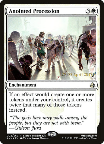 Anointed Procession [Amonkhet Prerelease Promos] Magic: The Gathering