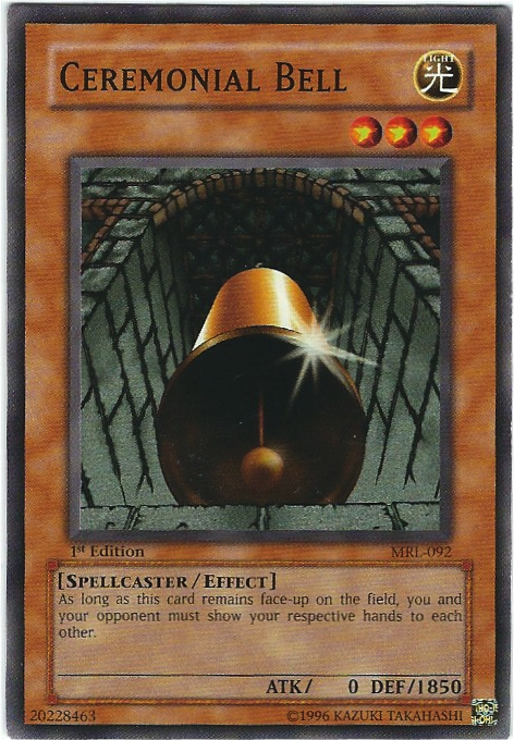 Ceremonial Bell [MRL-092] Common Yu-Gi-Oh!