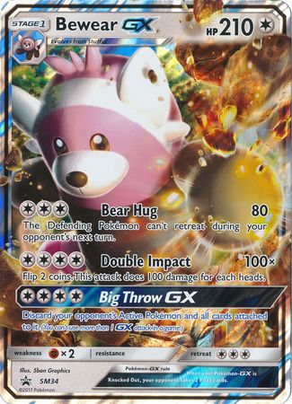 Bewear GX (SM34) (Jumbo Card) [Sun & Moon: Black Star Promos] Pokémon