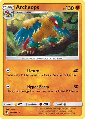 Archeops (121/236) [Sun & Moon: Unified Minds] Pokémon