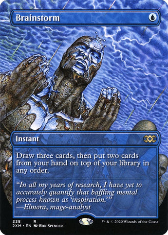 Brainstorm (Toppers) [Double Masters] Magic: The Gathering
