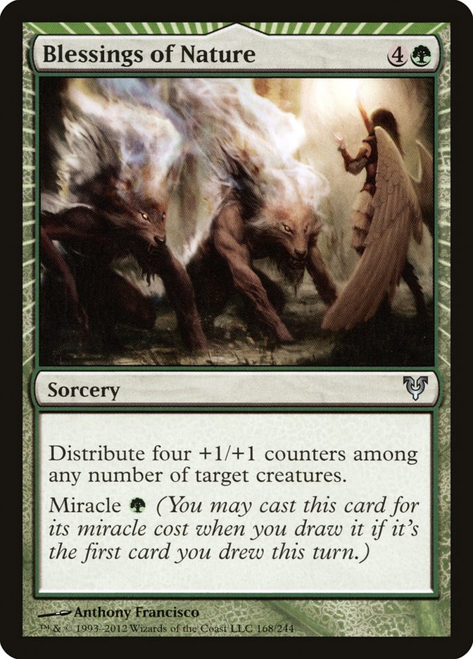 Blessings of Nature [Avacyn Restored] Magic: The Gathering