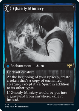 Mirrorhall Mimic // Ghastly Mimicry [Innistrad: Double Feature] Magic: The Gathering