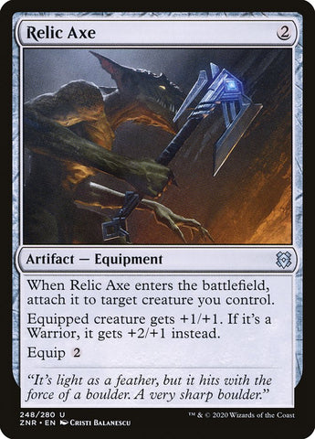 Relic Axe [Zendikar Rising] Magic: The Gathering