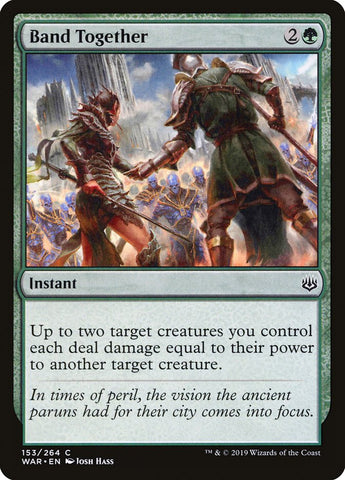 Band Together [War of the Spark] Magic: The Gathering