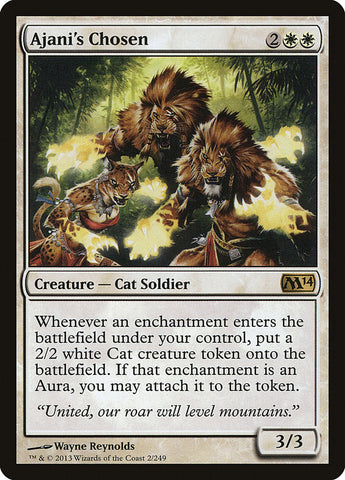 Ajani's Chosen [Magic 2014] Magic: The Gathering