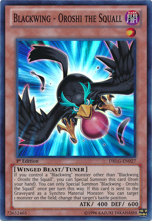 Blackwing - Oroshi the Squall [DRLG-EN027] Super Rare Yu-Gi-Oh!