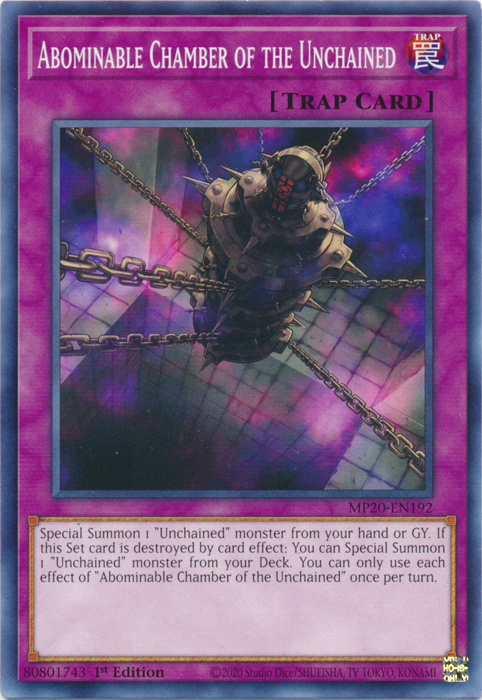 Abominable Chamber of the Unchained [MP20-EN192] Common Yu-Gi-Oh!