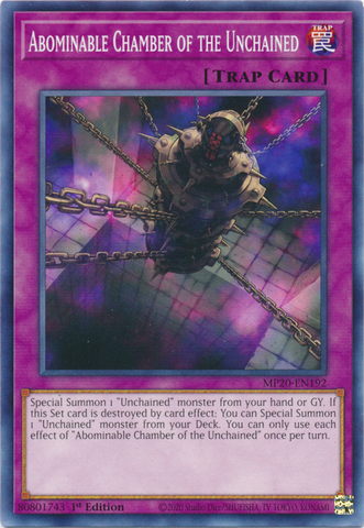 Abominable Chamber of the Unchained [MP20-EN192] Common Yu-Gi-Oh!