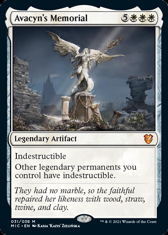 Avacyn's Memorial [Innistrad: Midnight Hunt Commander] Magic: The Gathering