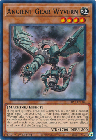 Ancient Gear Wyvern [LDS1-EN084] Common Yu-Gi-Oh!