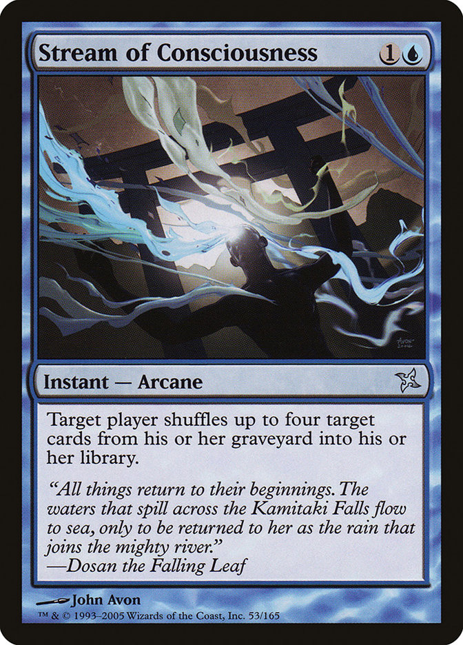 Stream of Consciousness [Betrayers of Kamigawa] Magic: The Gathering