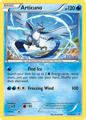 Articuno (16/108) (Theme Deck Exclusive) [XY: Roaring Skies] Pokémon