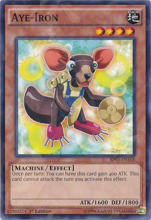 Aye-Iron [BP03-EN103] Shatterfoil Rare Yu-Gi-Oh!