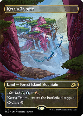Ketria Triome (Showcase) [Ikoria: Lair of Behemoths] Magic: The Gathering